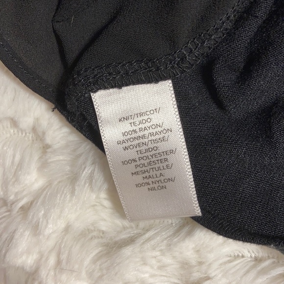 CLOSING SALE Ruffle Top w/ Sheer Polka Dots - Picture 6 of 8